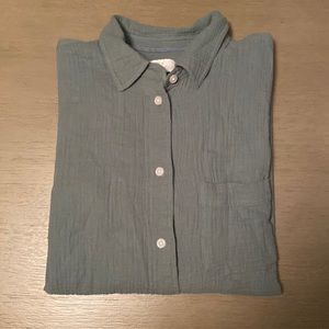 JCrew Women’s Classic fit cozy gauze shirt